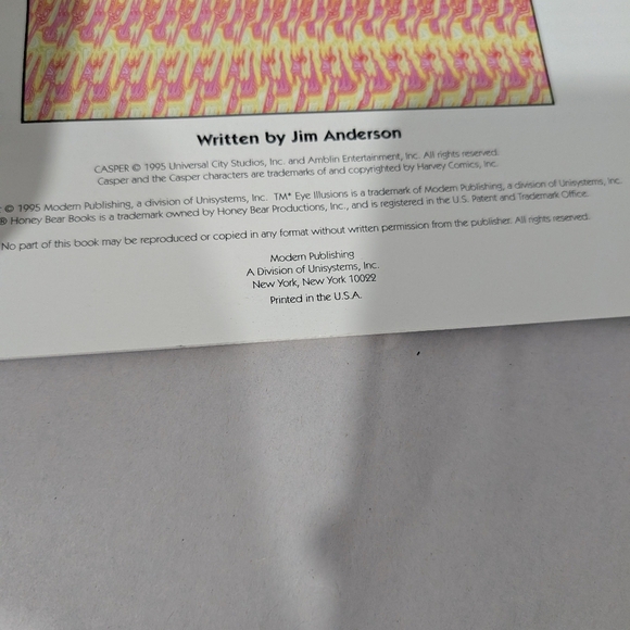 Jim Anderson Casper Eye Illusions Book 1995 - Picture 12 of 12